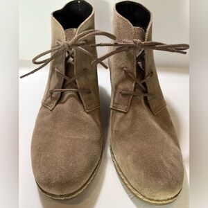 Bjorndal Rachel Tan Suede Wedges Size 8.5